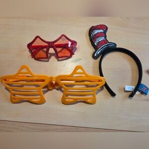 Dr. Seuss Red, White, Black Cat in the Hat Headband